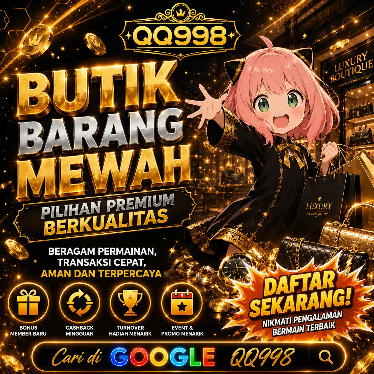 QQ998 | Butik Barang Mewah Pilihan Premium Berkualitas